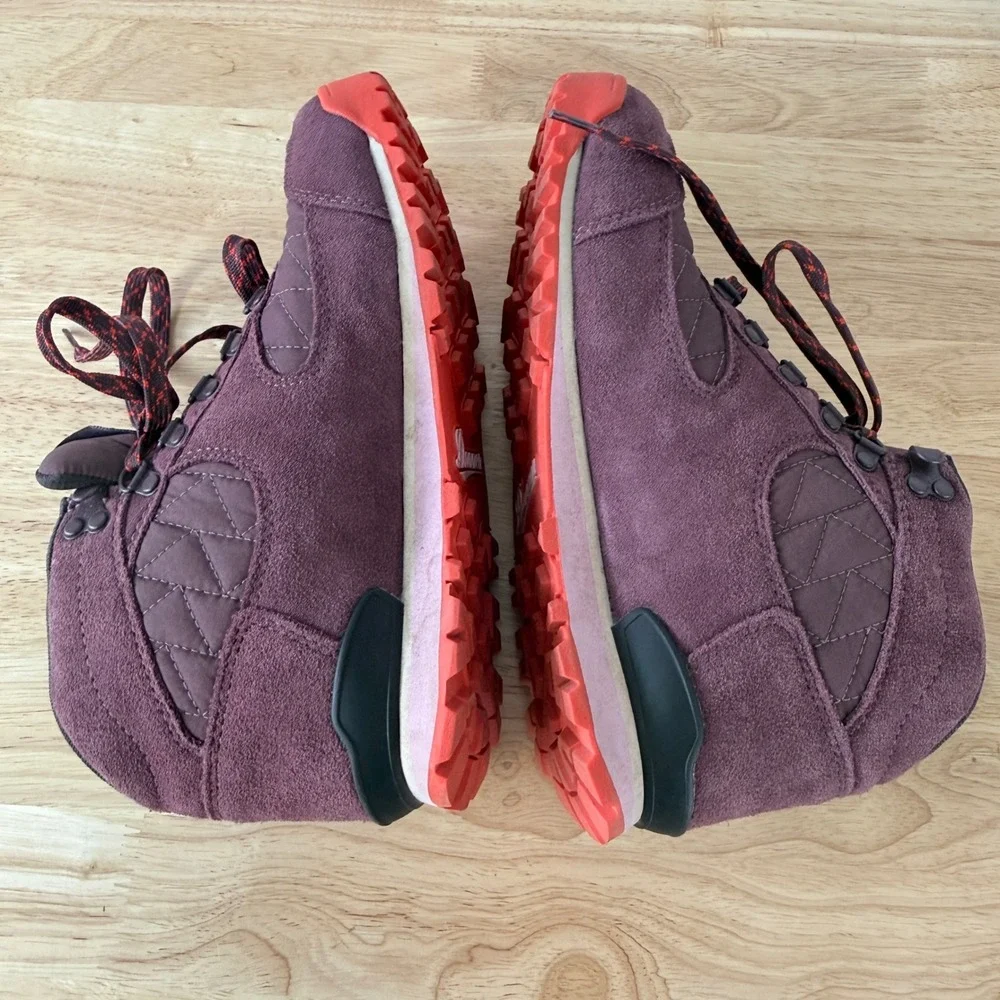 Danner X FP Movement Jag Quilt Hiking Boots Women 8 Fig Jam Purple Red Suede